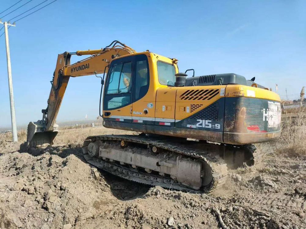 现代r215-9 挖掘机-立刻卖工程机械网